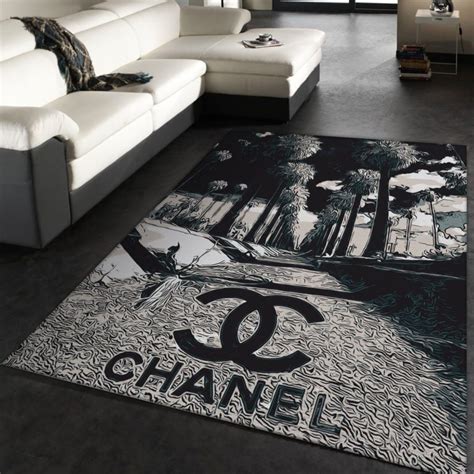 chanel travel rug|chanel area carpet.